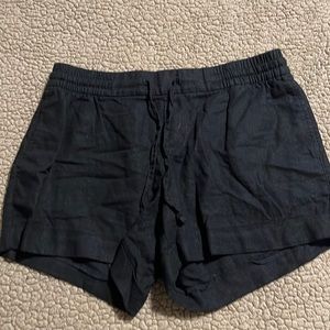 Old Navy Black Linen Shorts Size M